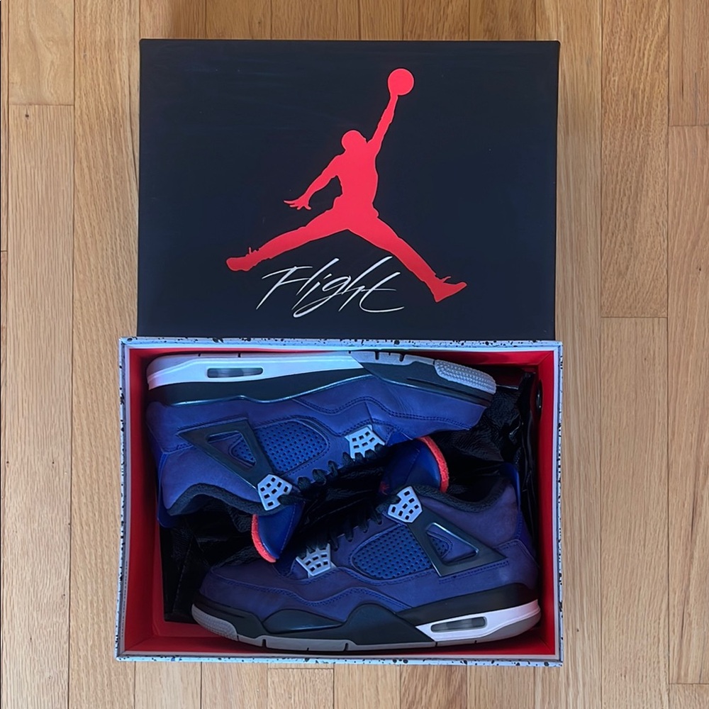 JORDAN 4 RETRO WINTER 'LOYAL BLUE'